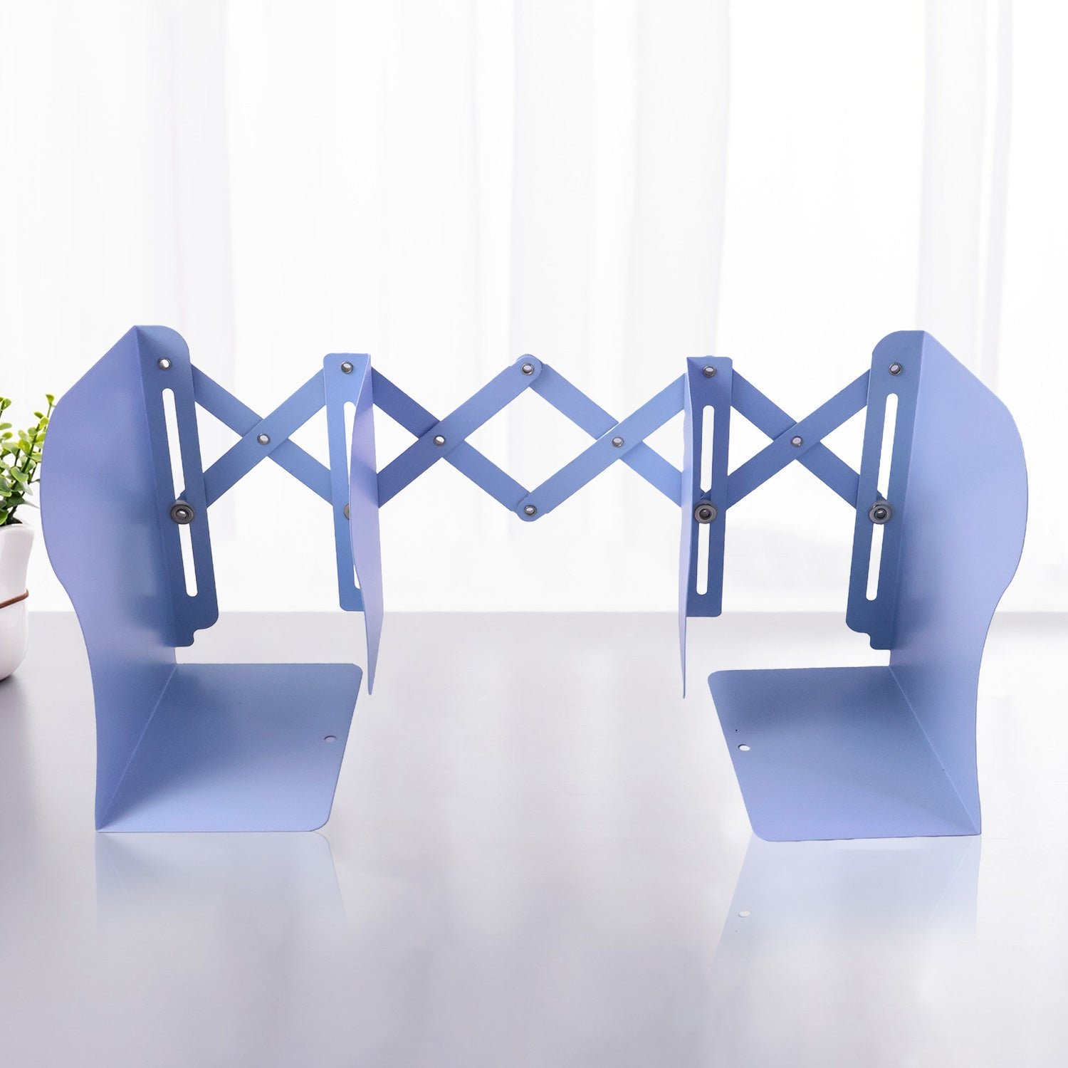 Adjustable Book Organizer Stand – Expandable, Space-Saving Design
