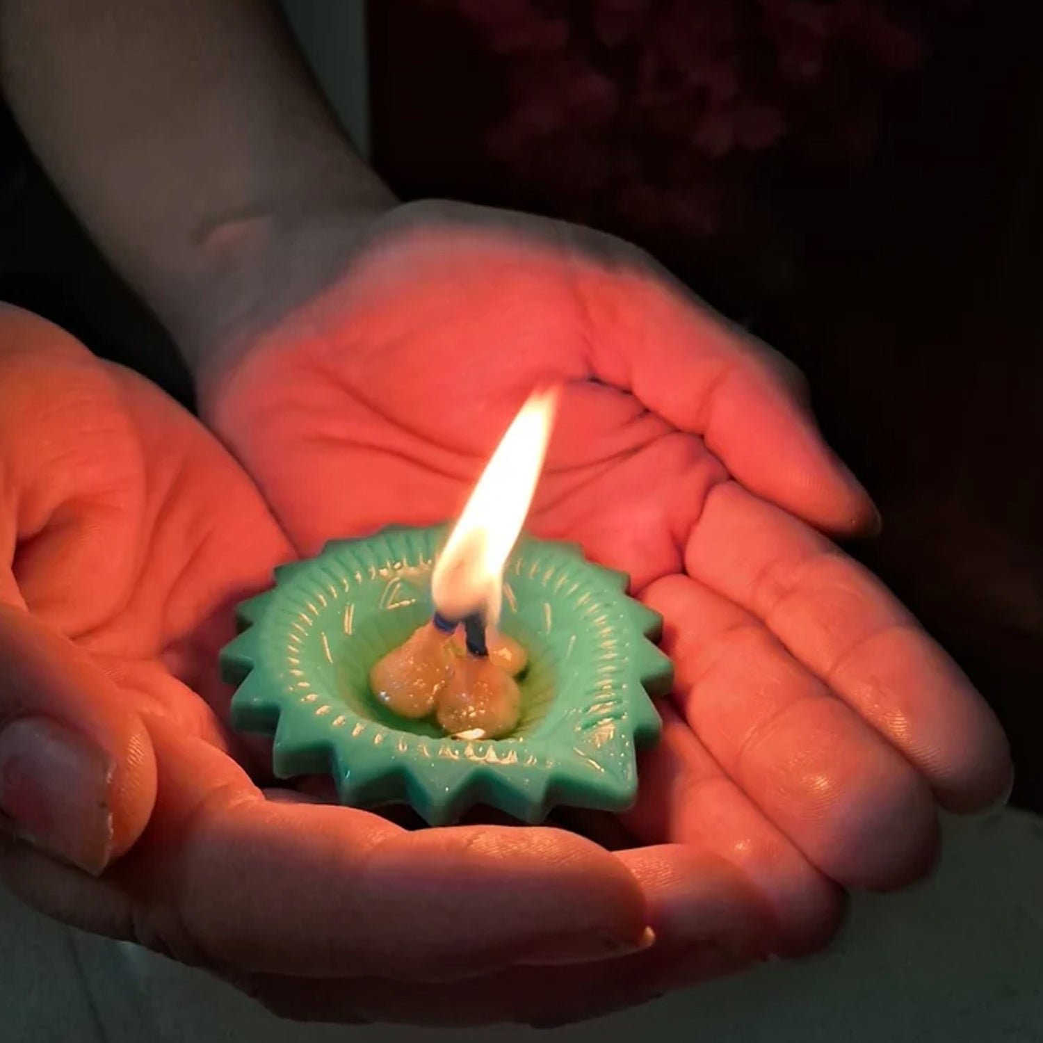Silicone Diya Set (6 Pcs) – Reusable Diwali Lamps | Giftoiza
