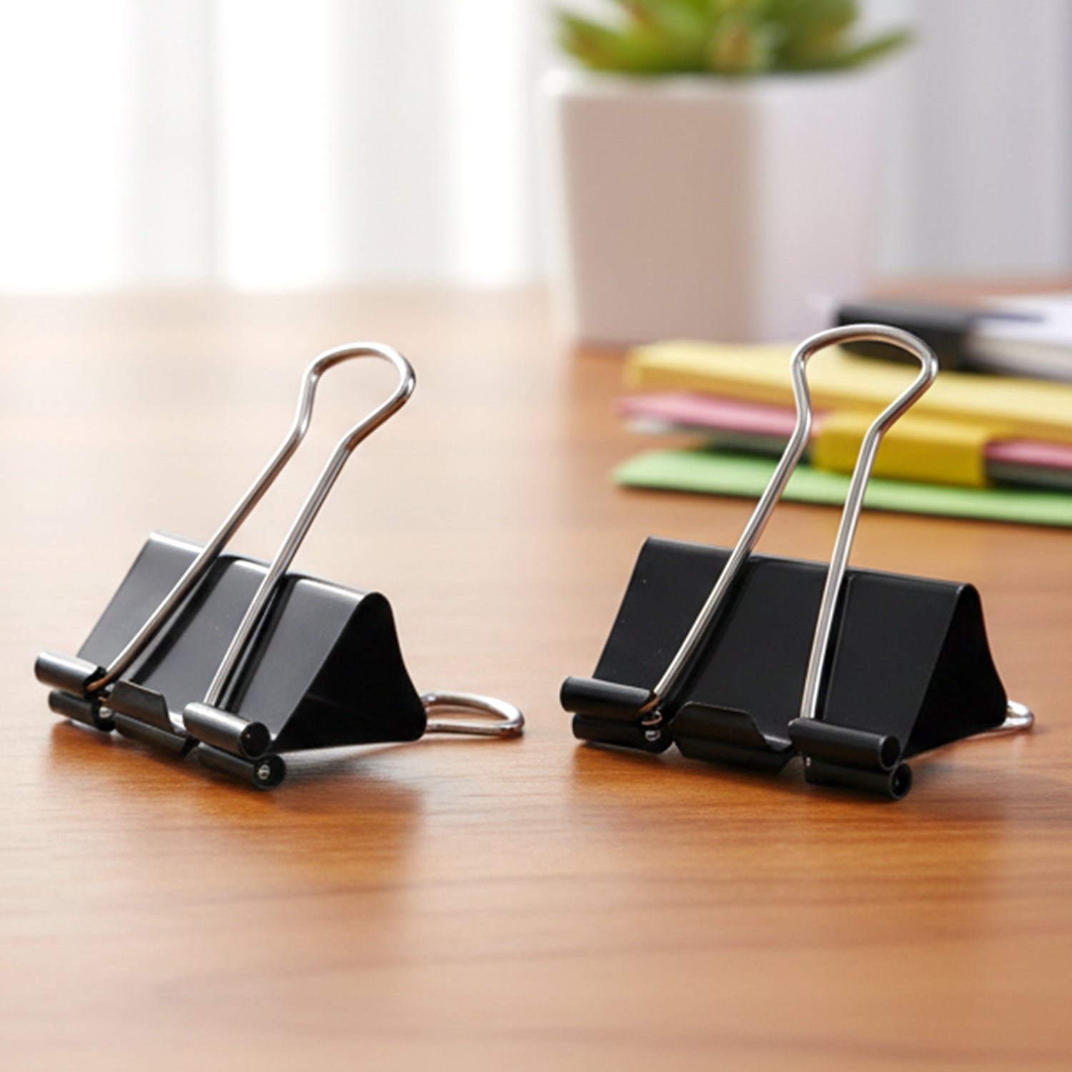 51 mm Large Binder Clips – Strong Secure Paper Holders (12 Pc Set)