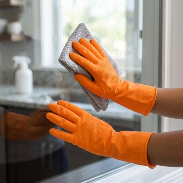 Waterproof Rubber Gloves – Reusable Kitchen & Household Protection