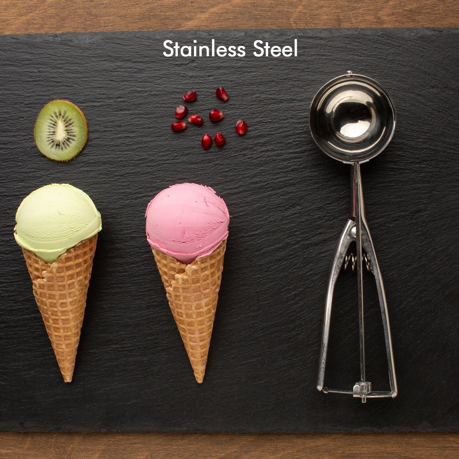 Ice Cream Scoop – Trigger Release Stainless Steel | Indo Glow