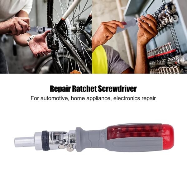 Ratchet Screwdriver Set – Adjustable Angle & 20 Bits | BoltForce