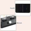 Solar LED Lamp – Double Bulb Outdoor Garden Light | Indo Glow