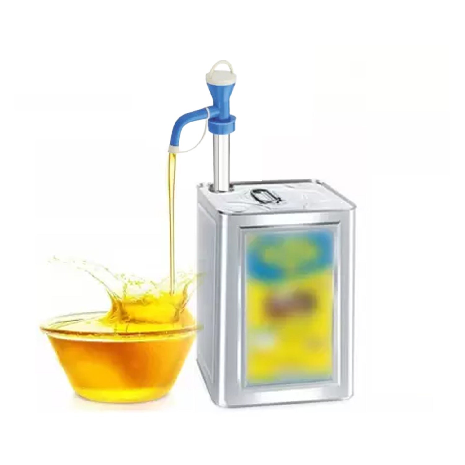 Stainless Steel Oil Dispenser – Manual Hand Pump |