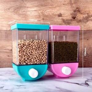 Wall Mounted Dry Food Dispenser 1100 ml – Space-Saving | Organivo