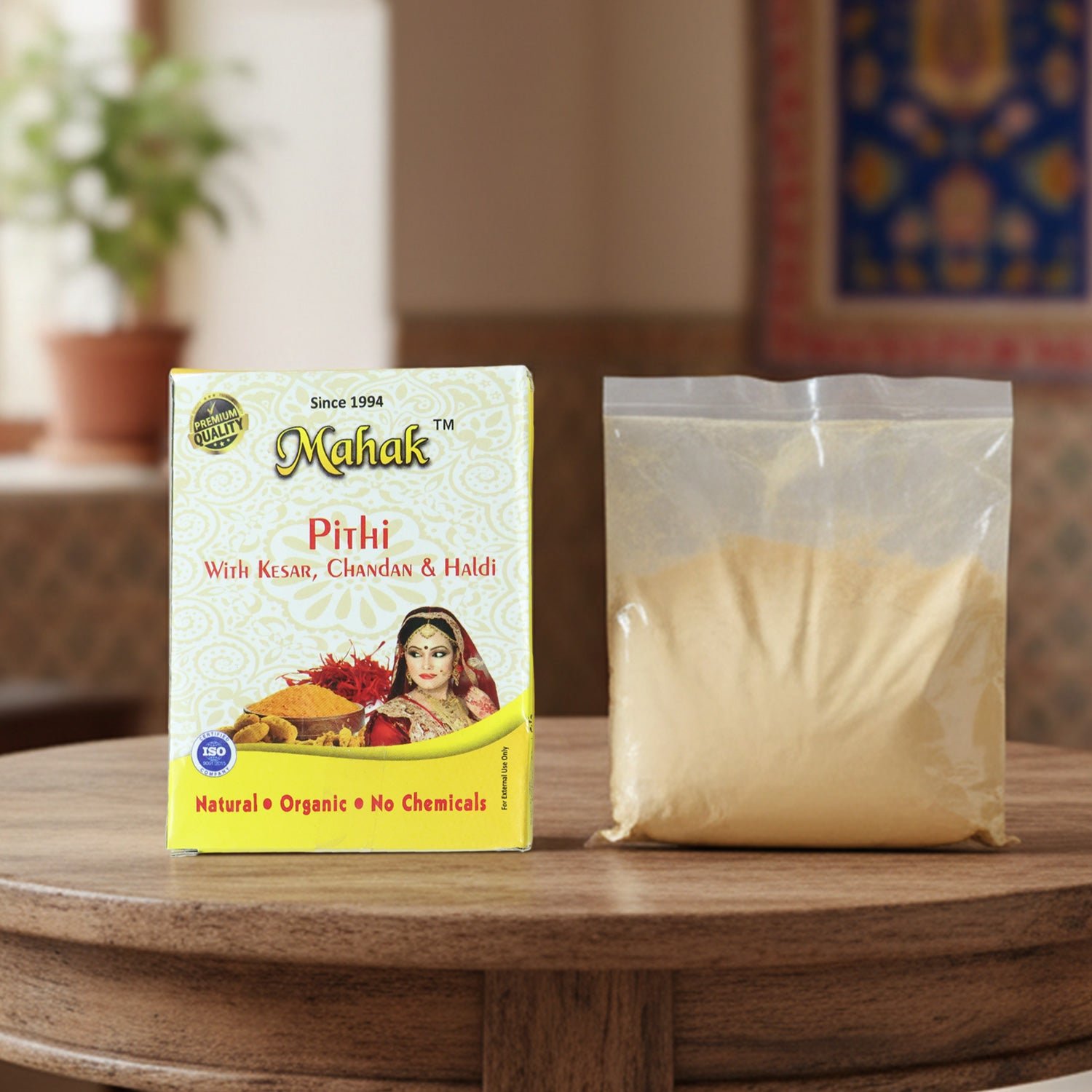 Mahak Pithi Face and Body Powder – 40 gm Natural Herbal Cleanser