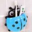 Ladybug Toothbrush Holder – Suction Hook Bathroom Organizer | BrushedUp
