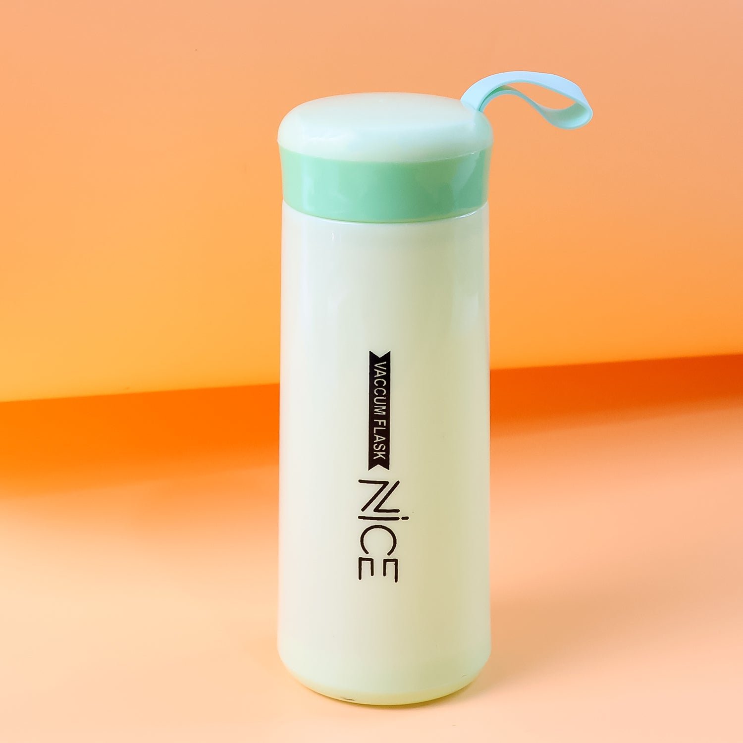 Leak-Proof Plastic Flask – Lightweight 400ML Green Bottle