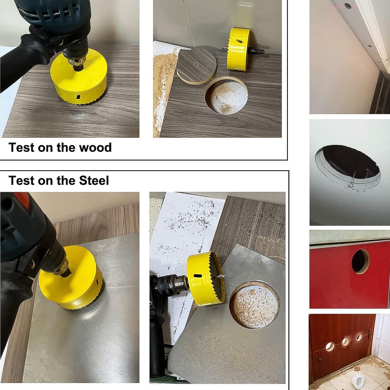 Door Lock Installation Kit – Carbon Steel Hole Saw Set | Wagtail