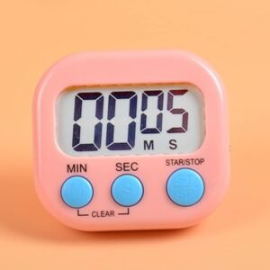 Digital Kitchen Timer – Clear Display & Stopwatch | VoltDesk