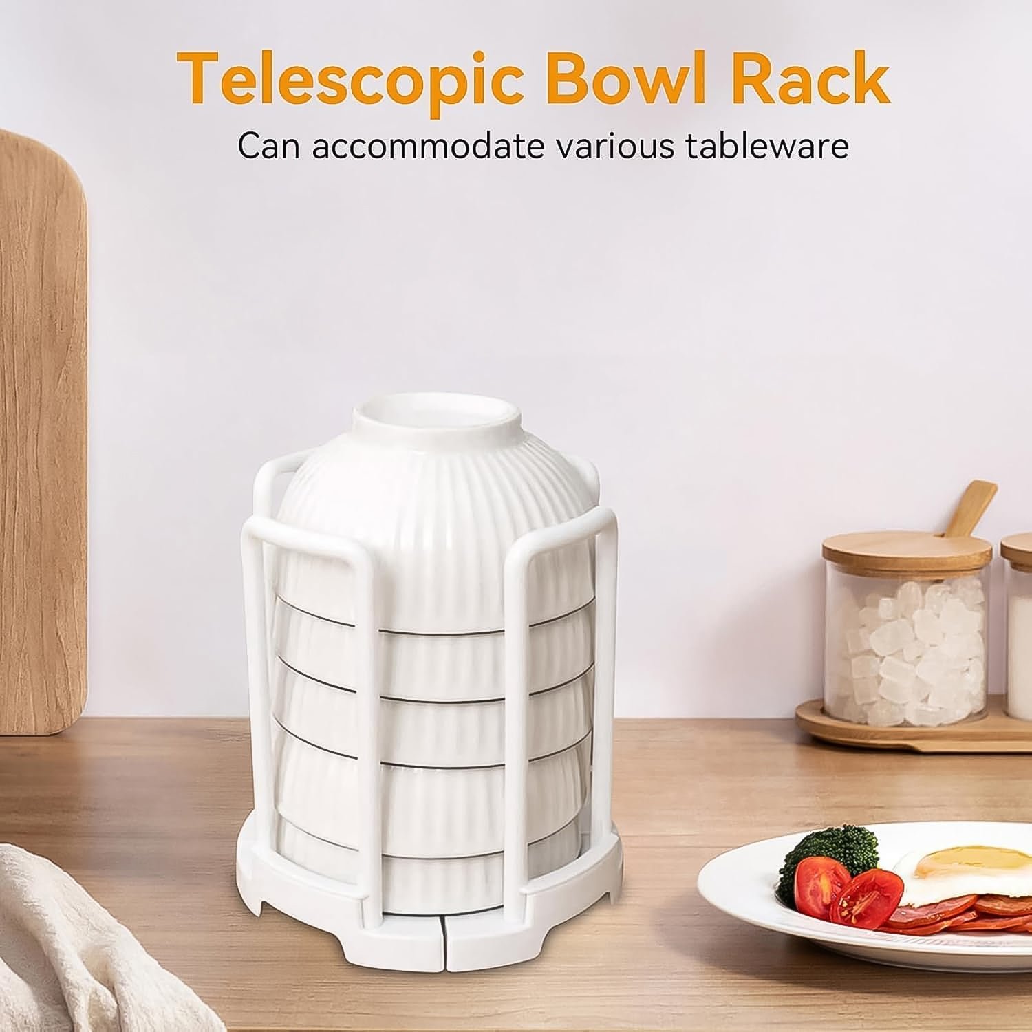 Kitchen Bowl Rack – Space-Saving Drainer & Organizer | Indo Glow