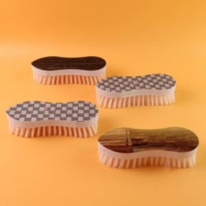 Laundry Brush Set – Ergonomic Curved Design with Strong Nylon Bristles