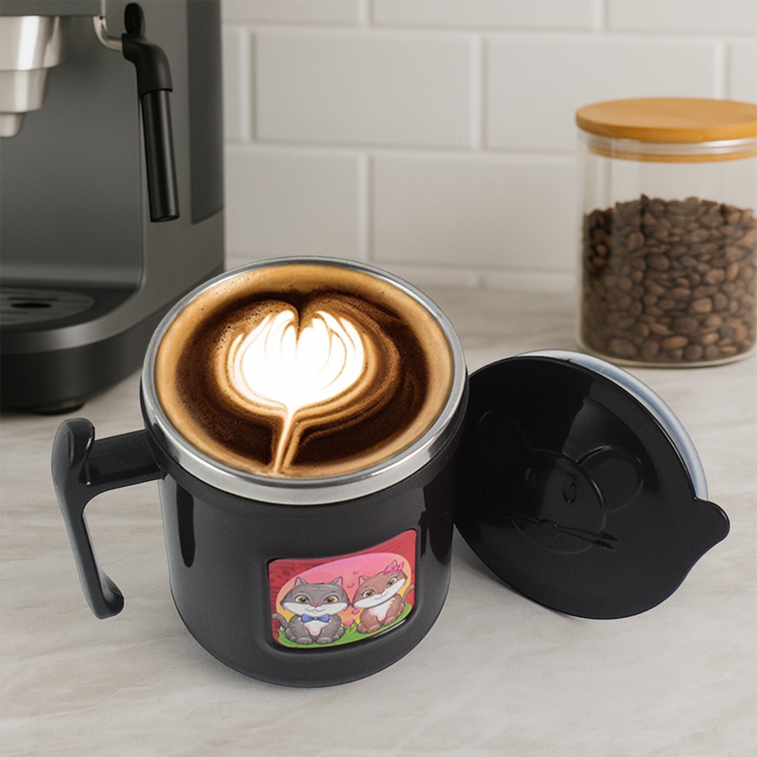 Cat Mug – 250 ml Insulated Stainless Steel for Kids & Gifting