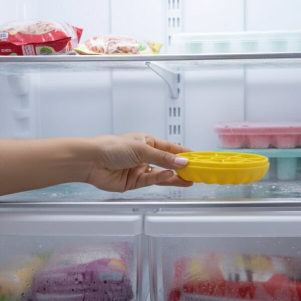 Round Ice Cube Tray with Lid – Easy Release & Spill-Proof Design