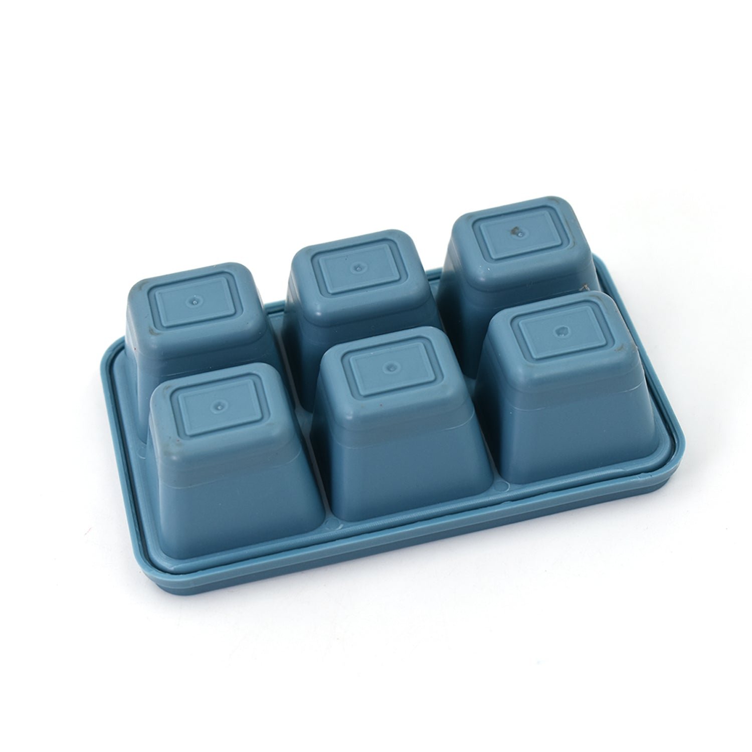Silicone Ice Tray – Flexible 6-Grid Ice Maker for Home |
