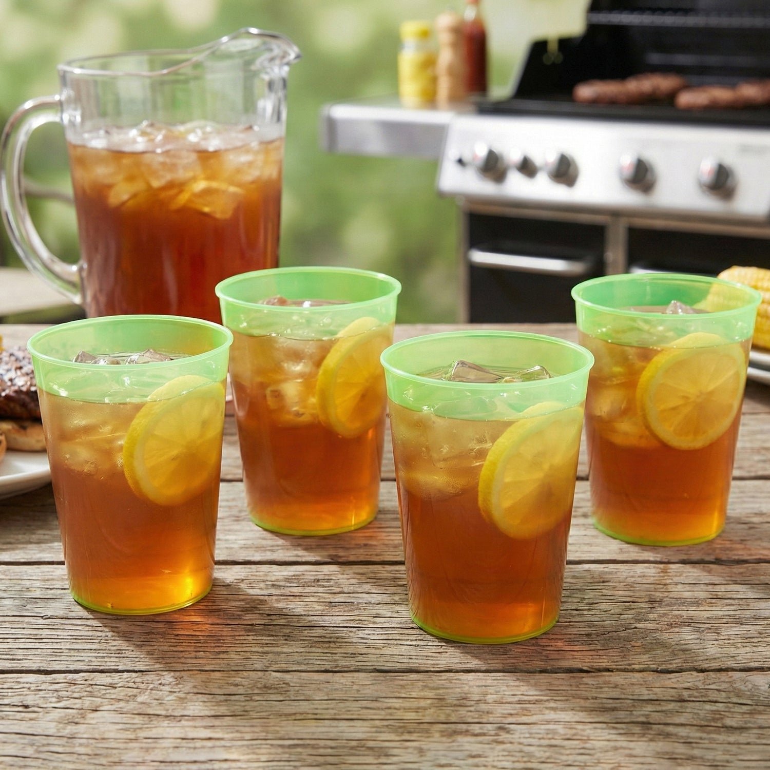 Reusable Plastic Tumblers – BPA-Free 4-Piece Set | Serve Stellar