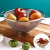 Stainless Steel Mesh Colander – Durable Kitchen Strainer with Handles