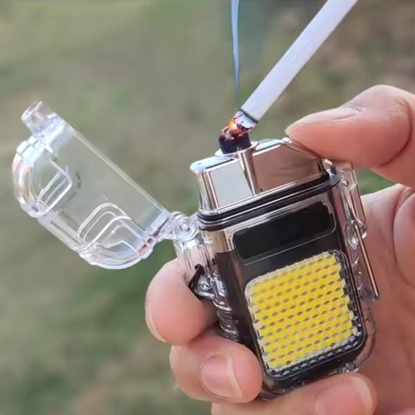 Electric Lighter Flashlight – USB Rechargeable 3-Mode COB | Indo Glow
