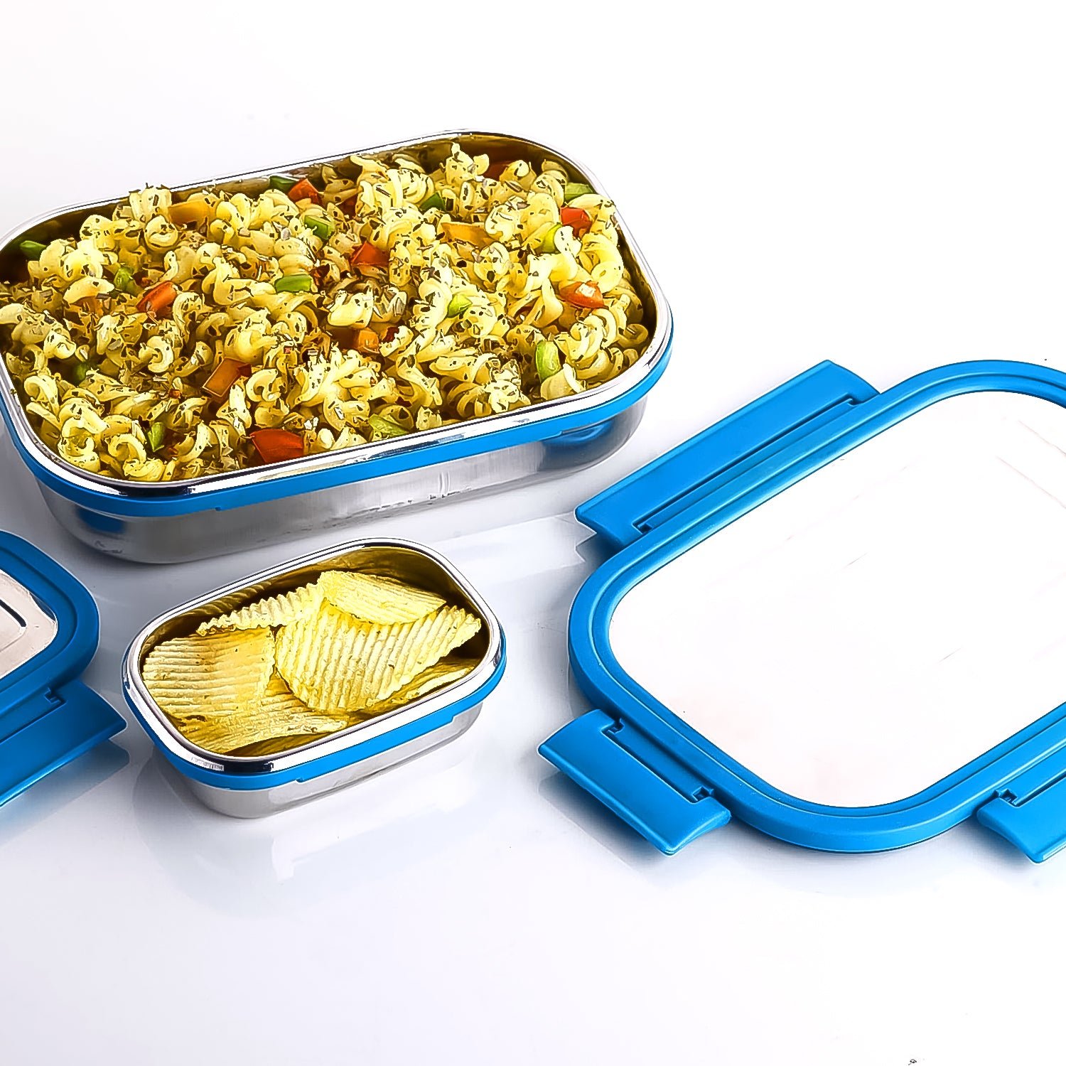 Stainless Steel Lunch Box – Durable Leak-Proof 2 Pc Set