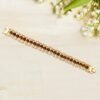 Rudraksha Bracelet – Golden Modern Design for Meditation | Bracelet Bar