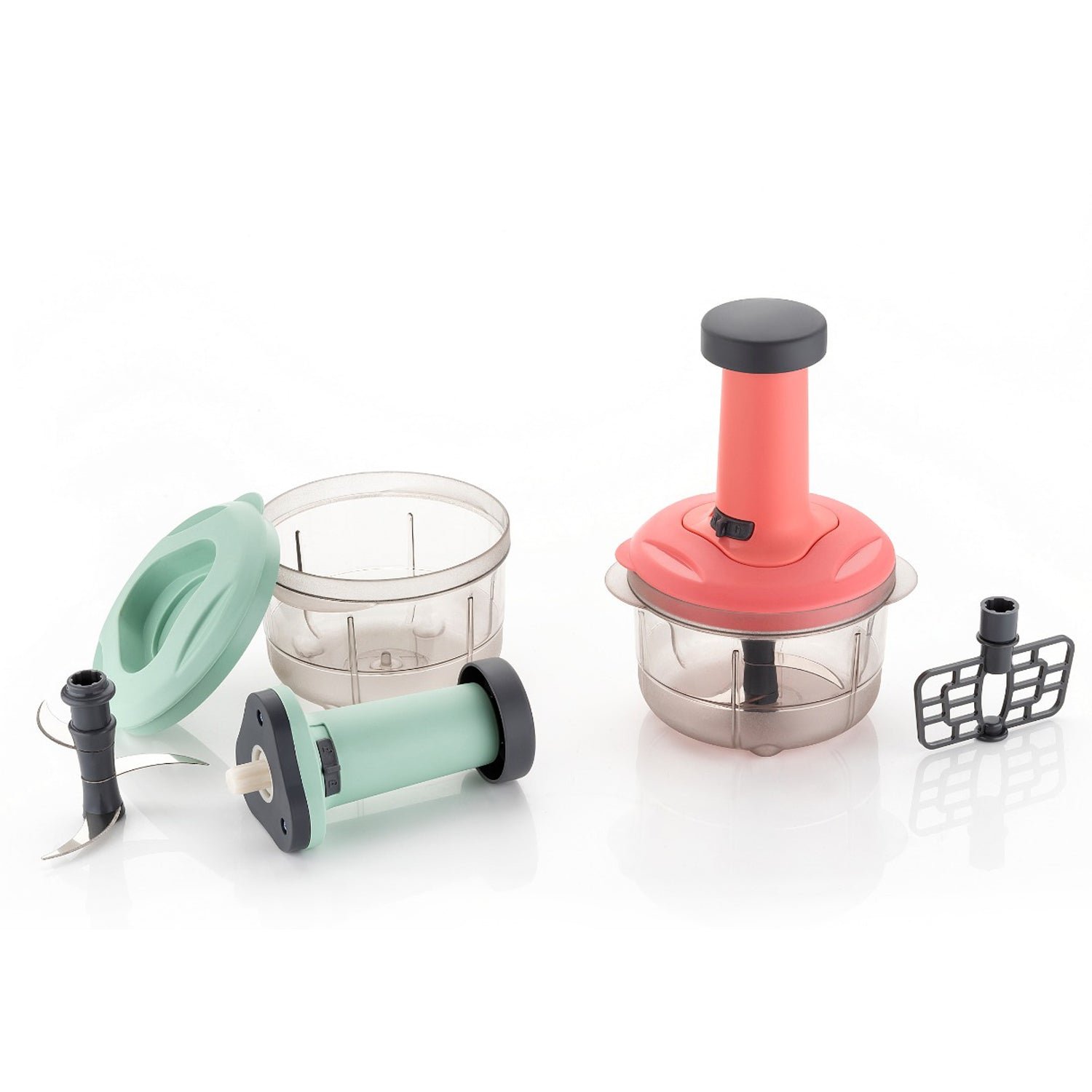 Push Chopper 800ml – Stainless Steel Blade for Quick Prep | Gamevana