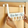 Over Door Hook Hanger Rack – Heavy-Duty 6-Hook Organizer