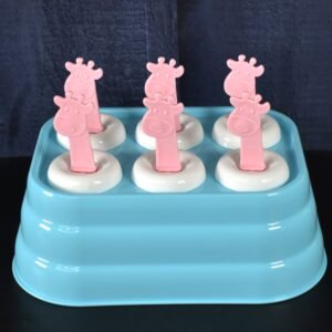 Giraffe-Shaped Ice Cube Molds – 6-Cavity Popsicle Maker | Bake & Dwell