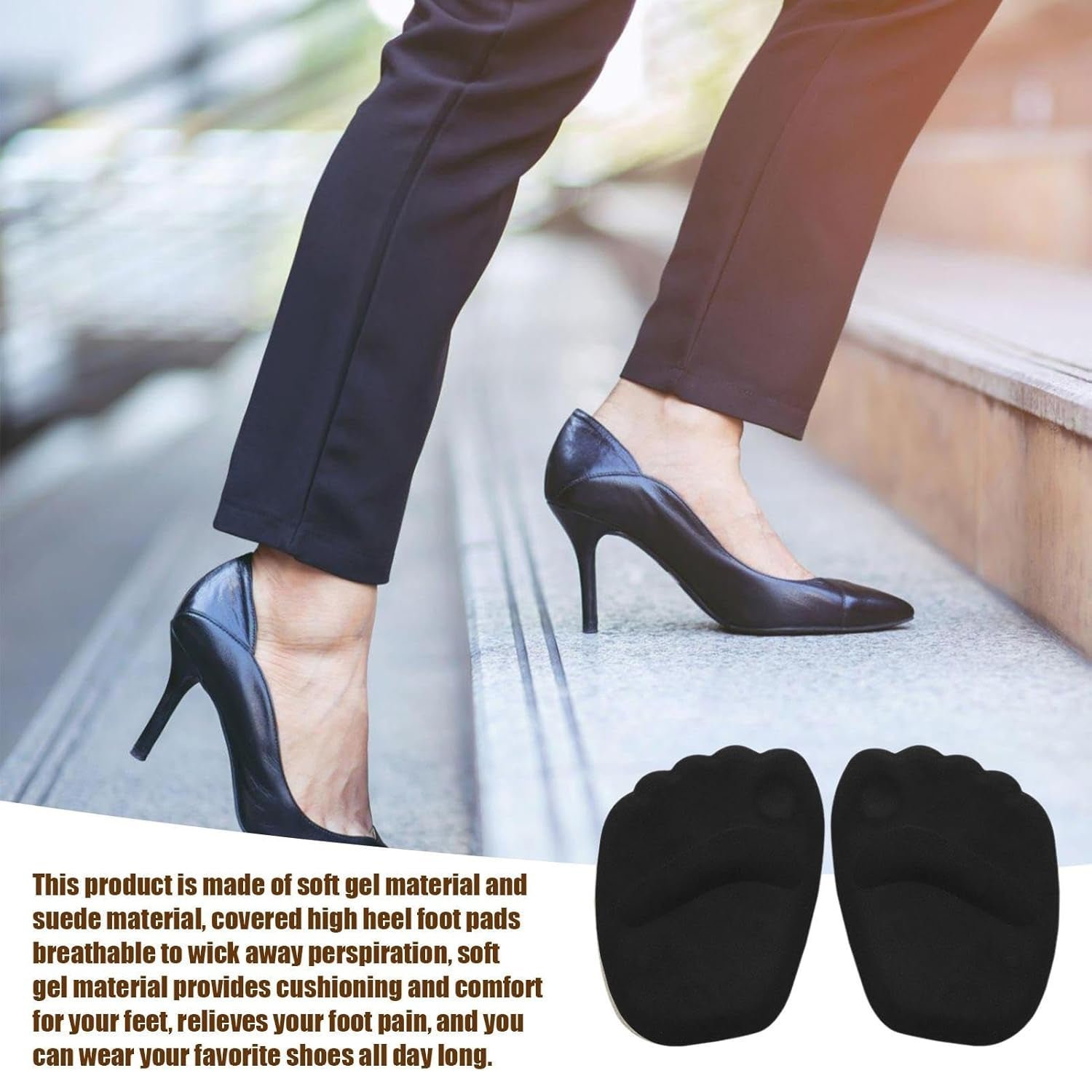 Heel Cushion Inserts – Non Slip, Callus Prevention Pads | Velvet Wellness