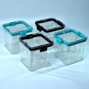 Food Storage Containers – 700ml Square 4-Pc Set | Tidy Table