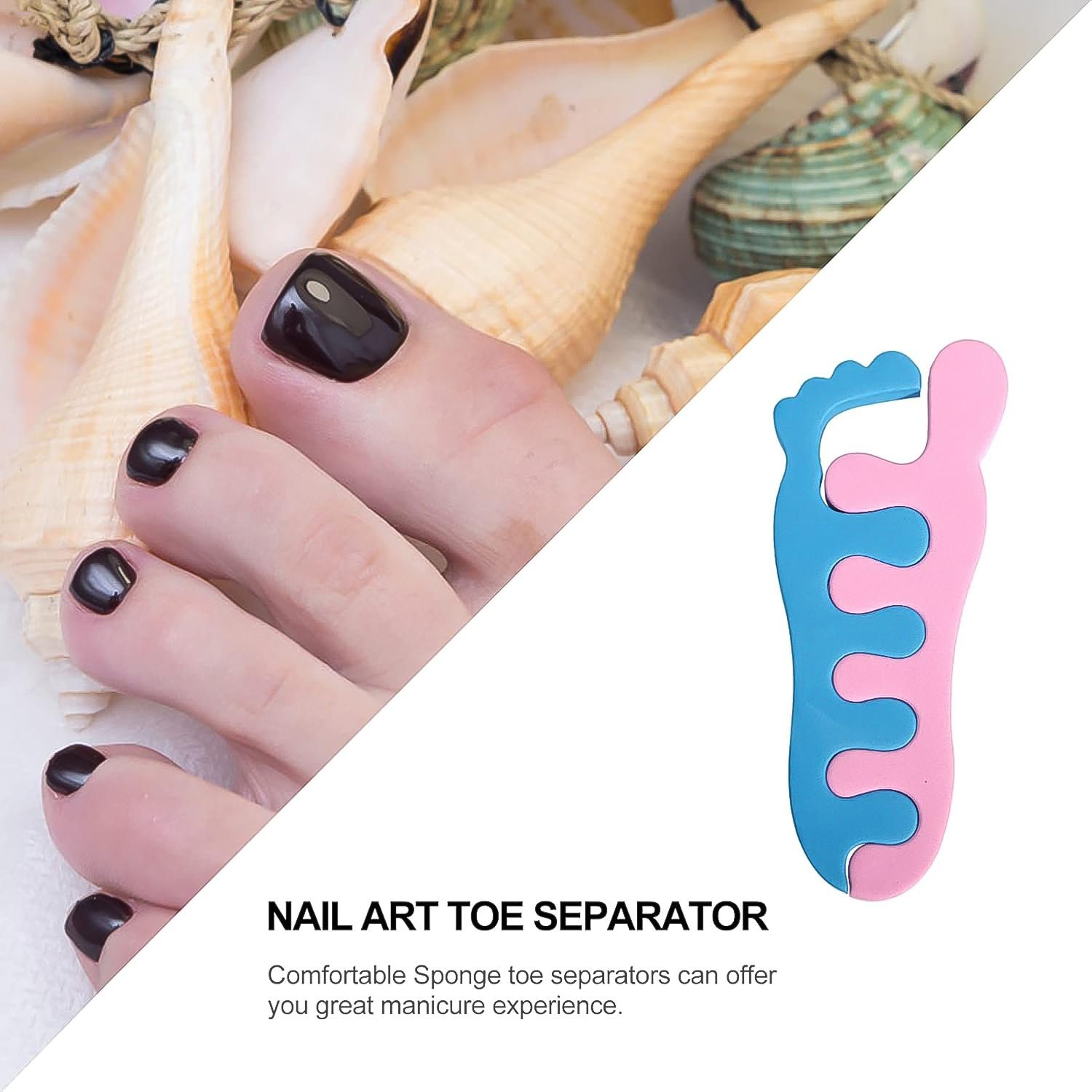 Toe Separators Sponge – Comfort & Alignment Pair | Velvet Wellness