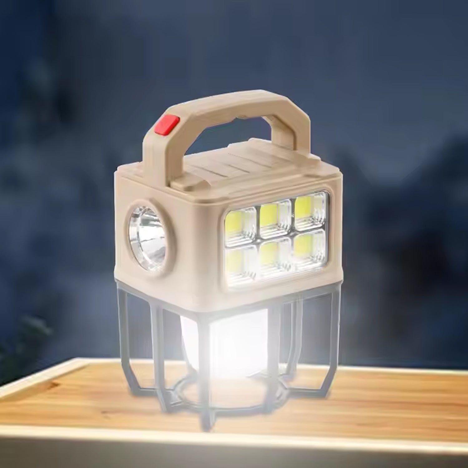 Solar Camping Lantern – Portable with 3 Light Modes & USB Charging
