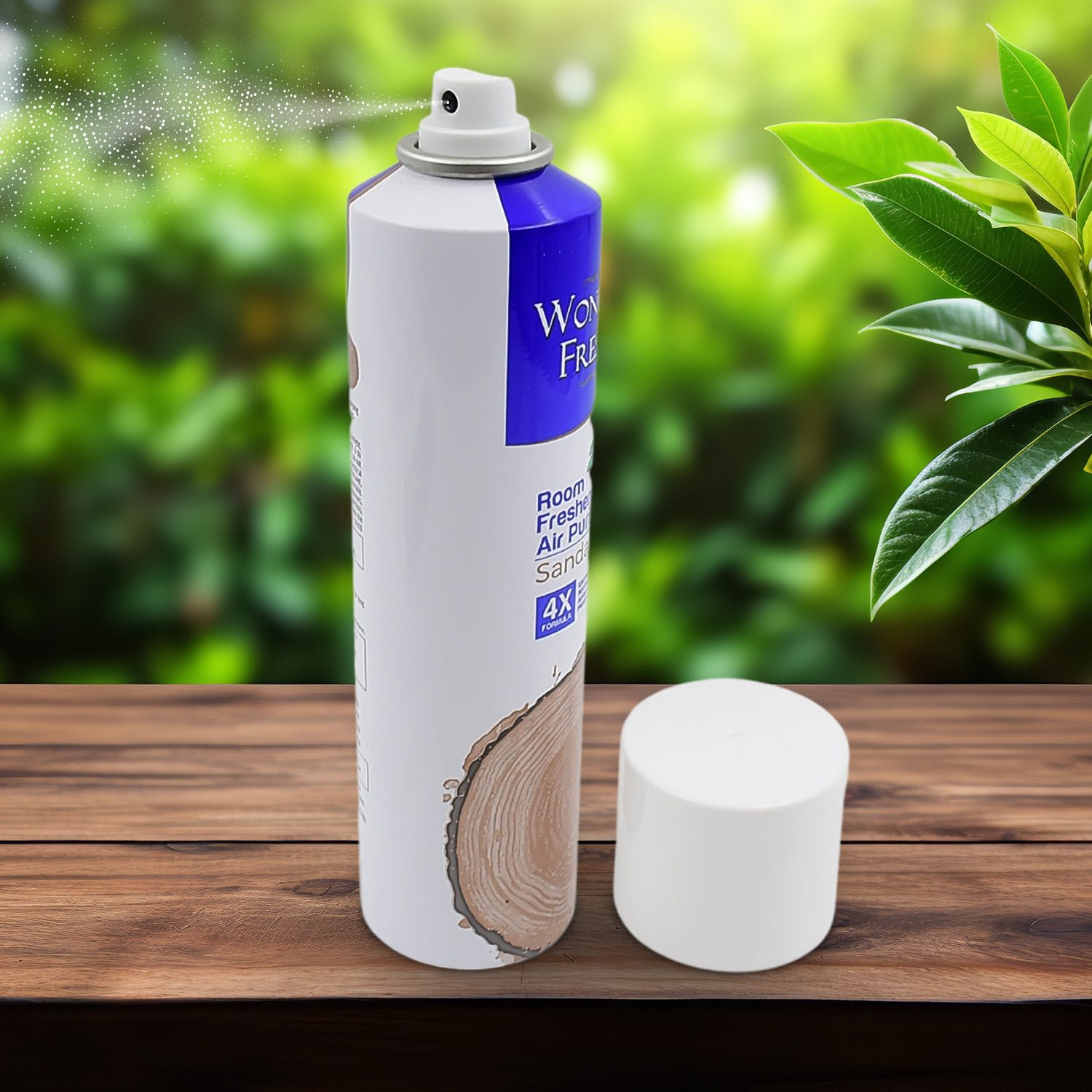 Sandalwood Air Freshener Spray 125g – Long-Lasting | Wonder Fresh