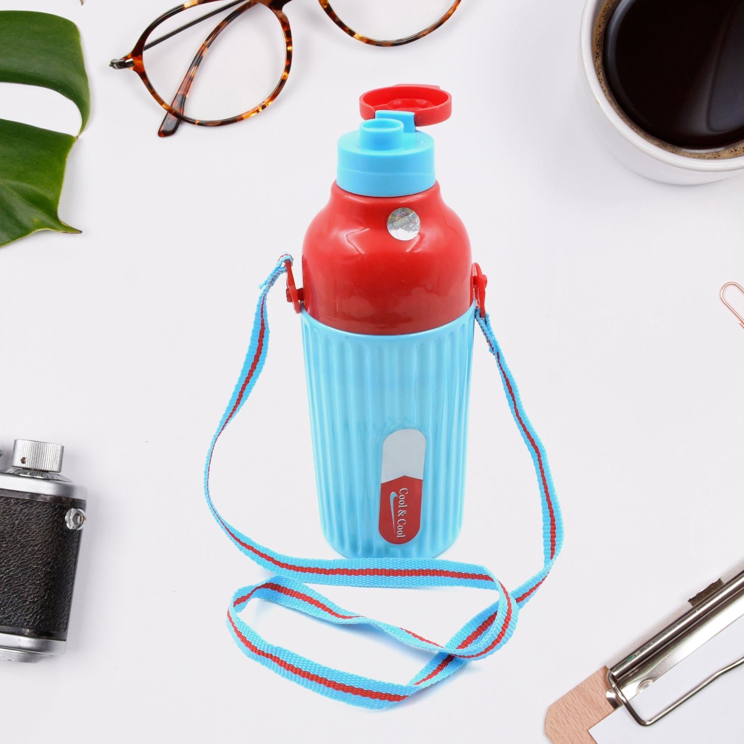 500ml Insulated Water Bottle – BPA-Free & Leak-Proof with Strap | Nekza