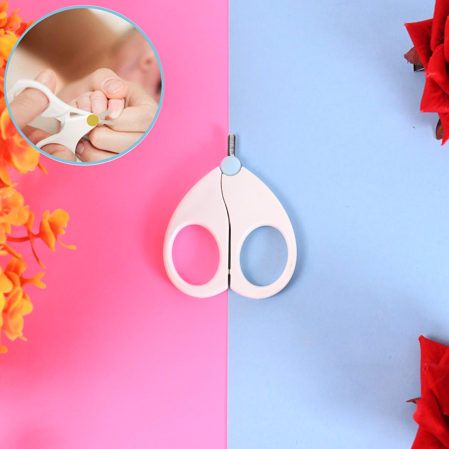 Baby Safety Nail Cutter Scissors – Gentle, Precise Clipping | Babyova