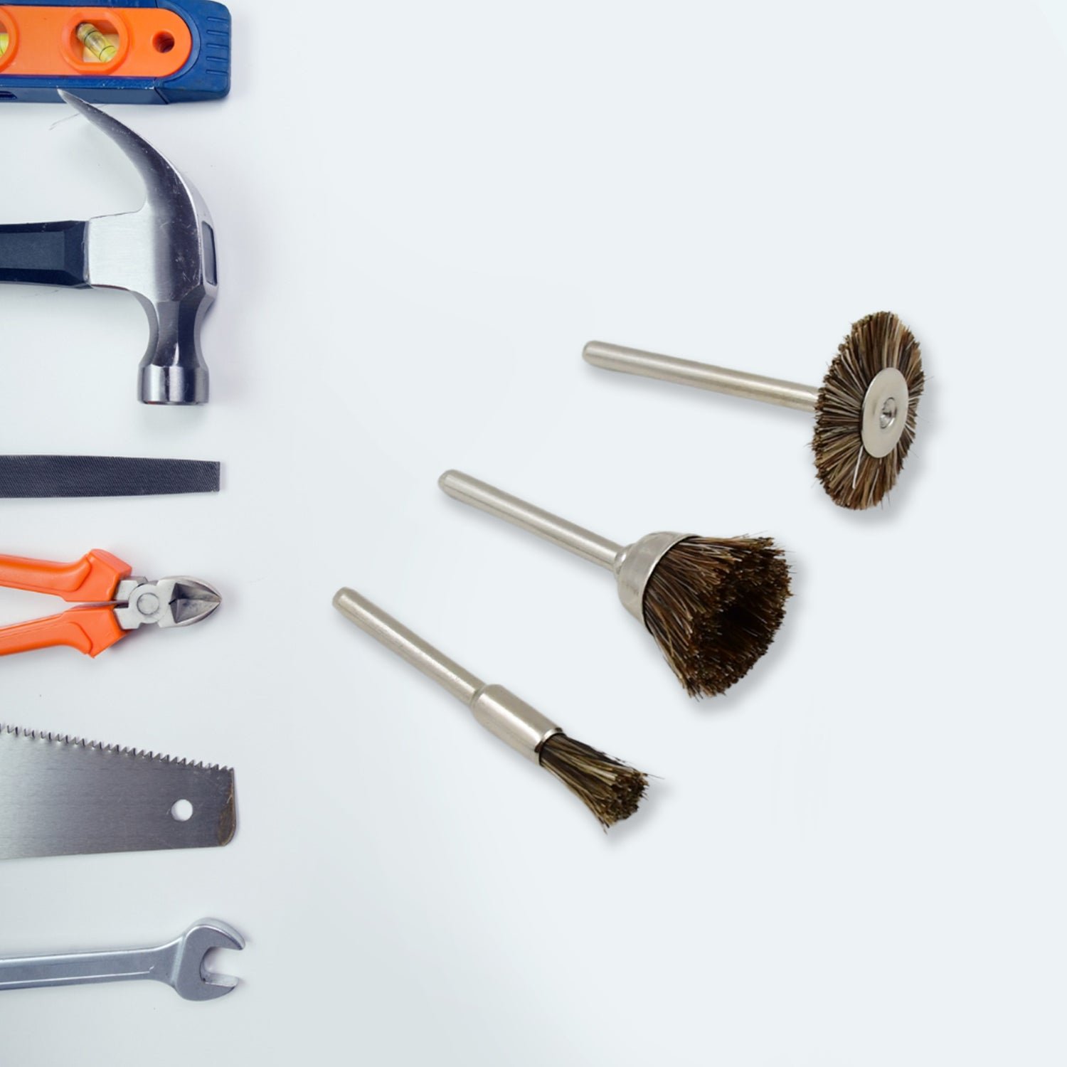 Brass Wire Wheels – 3-Pc Rust & Metal Cleaning Set | ToolMate Pro