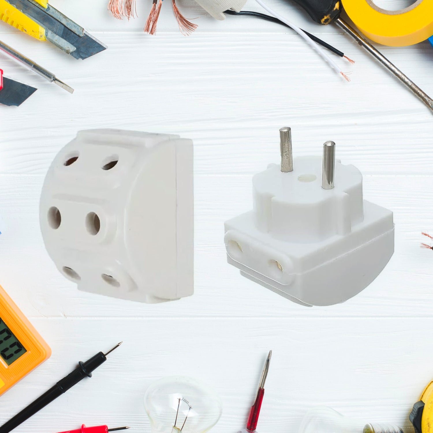 5-Way Multi-Plug Socket – 2-Pin Compact Power | Tetherix
