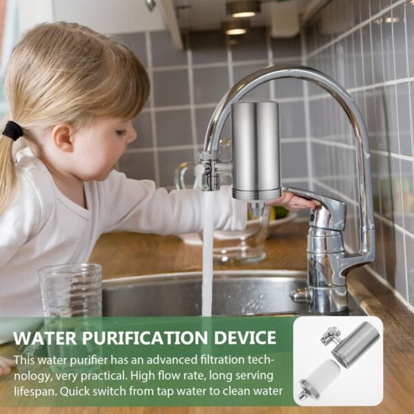 Faucet Water Filter – SS Purifier for Clean Tap Water | ChillPour