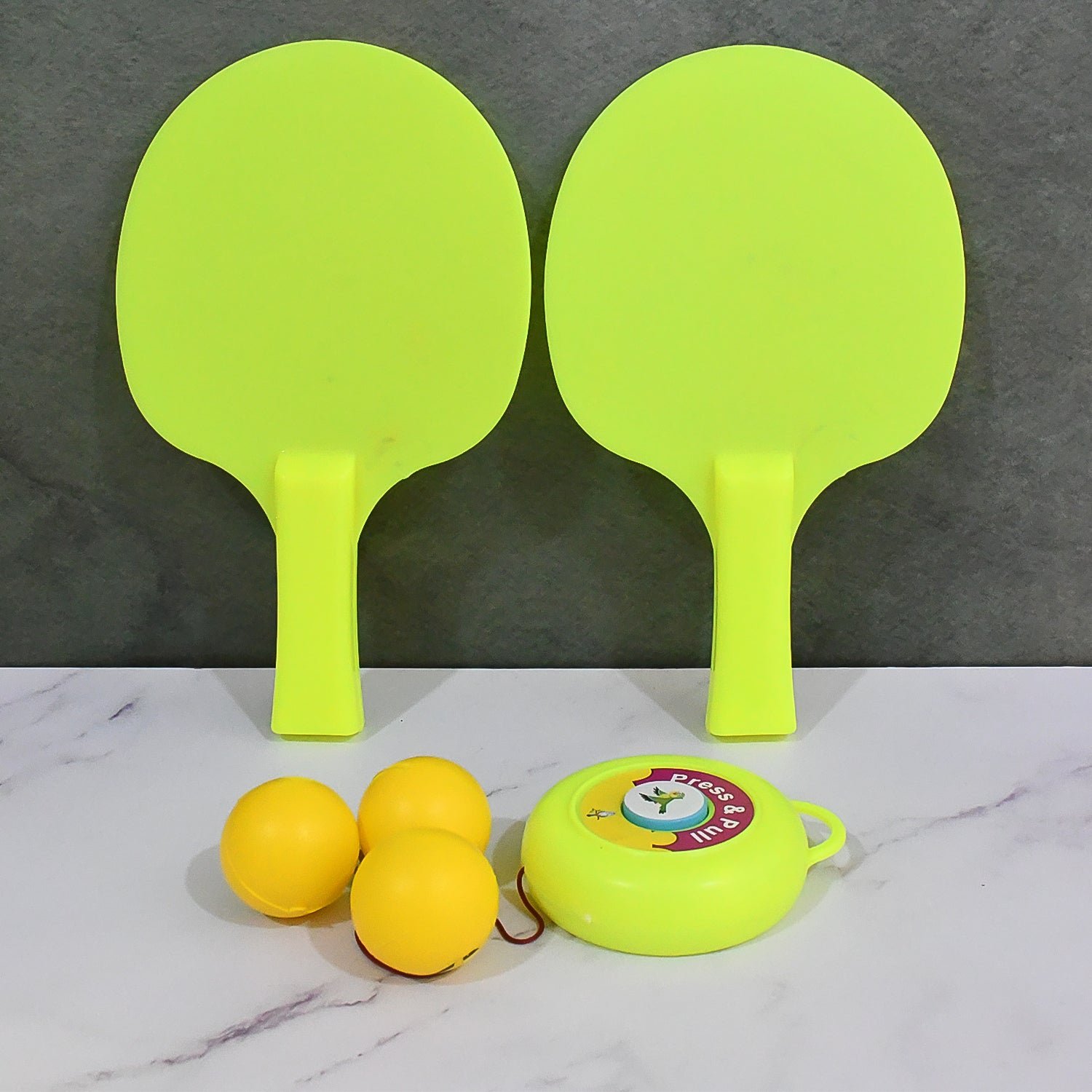 Hanging Table Tennis Trainer – Portable Indoor Reflex Set | Dollverse