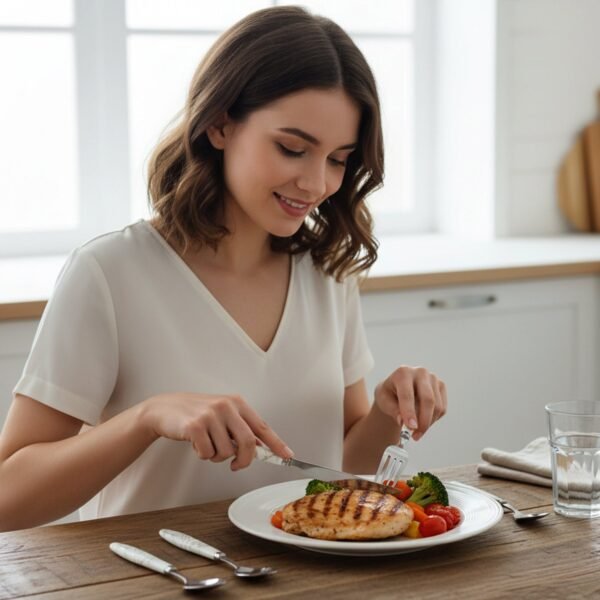 Stainless Steel Cutlery Set – Elegant Dining Essential for Home and Kitchen
