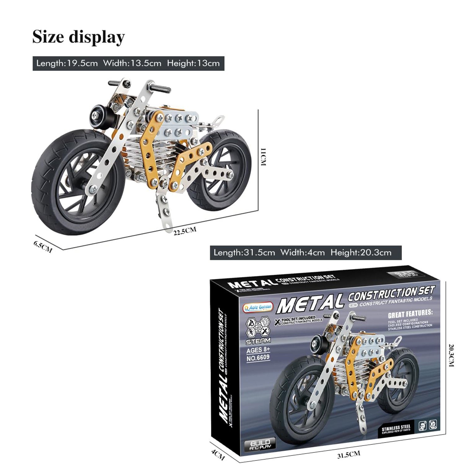 03_41ea70ad-aa8c-44c6-9b7c-999a560e8fbf Metal Bike Building Kit – DIY STEM Construction Toy for Kids | Little Blocks