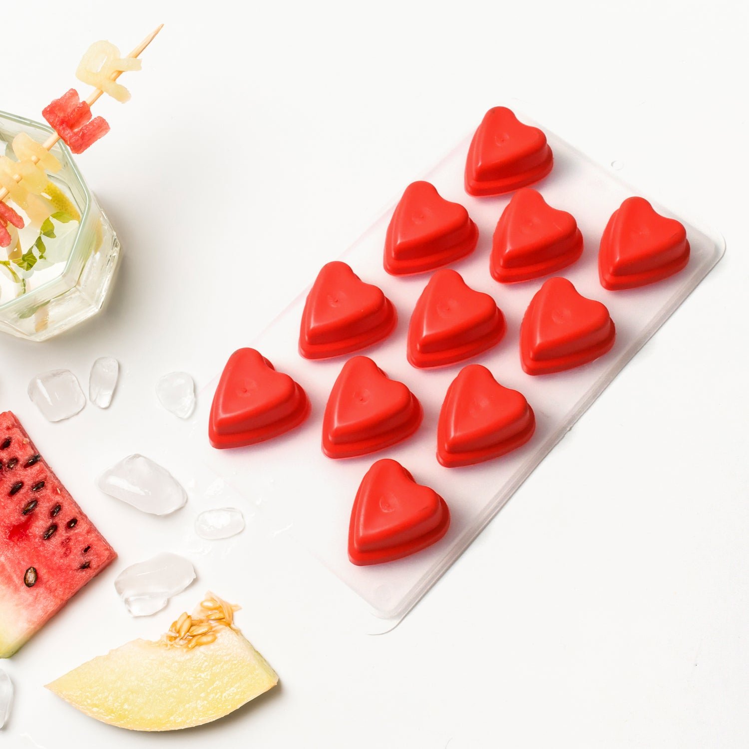 Silicone Ice Cube Tray – Multi Fruit Shapes, Flexible | Indo Glow