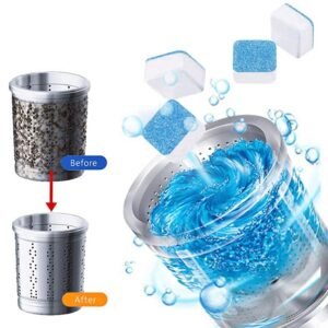 Washing Machine Cleaner Tablets – Lavender, Effervescent Stain Remover | Velvet Wipe