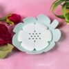 Plastic Soap Dish – Self-Draining Floral Design | VelvetBubbles