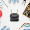 2 Pin Plug Adapter – Universal to Indian Socket Converter | Compshop