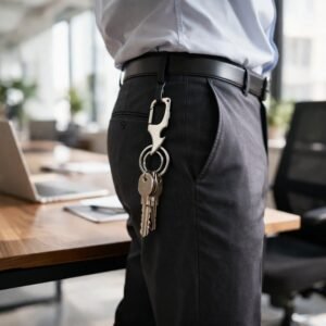 Heavy Duty Keychain – Secure Dual Ring Organizer for Keys