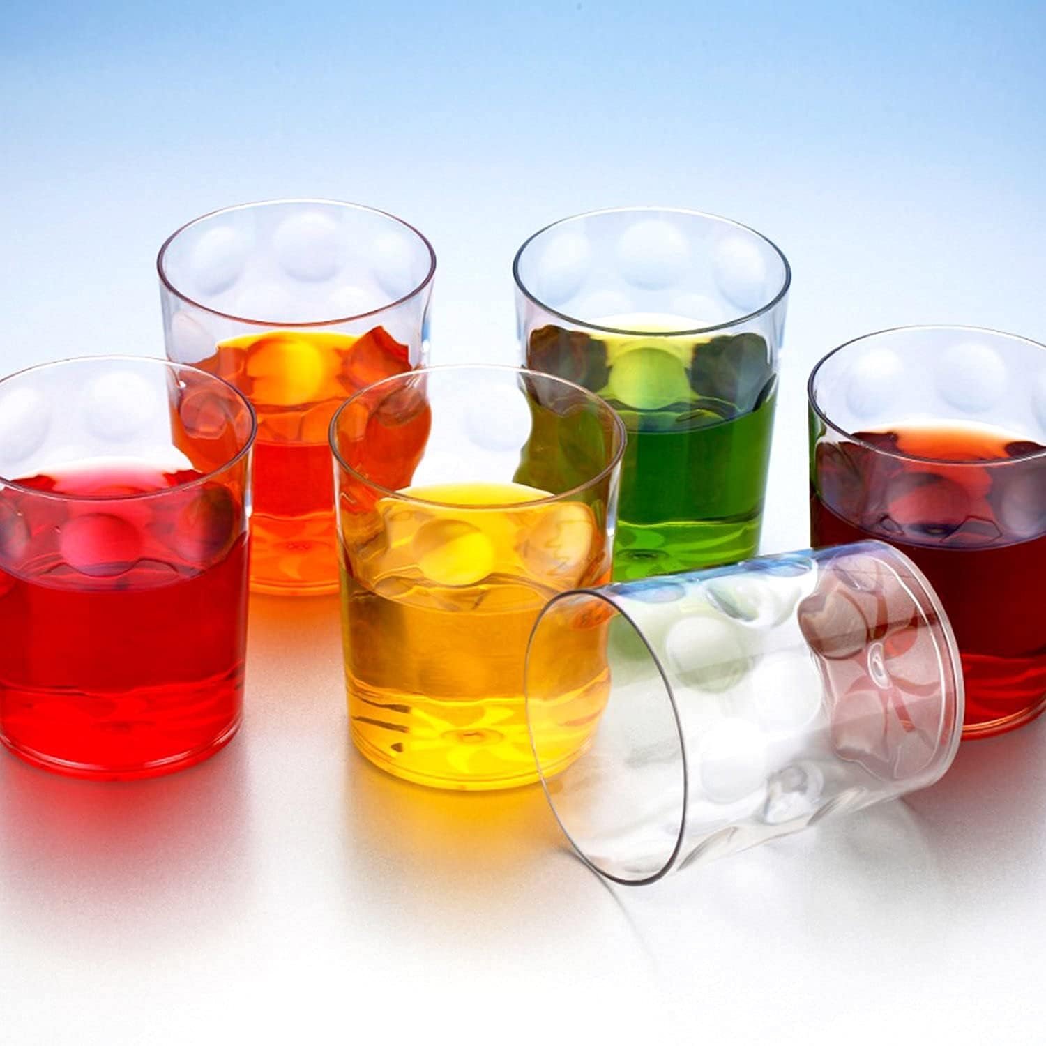 Unbreakable Drinking Glasses – Bubble Design (Set of 6) | TableNest