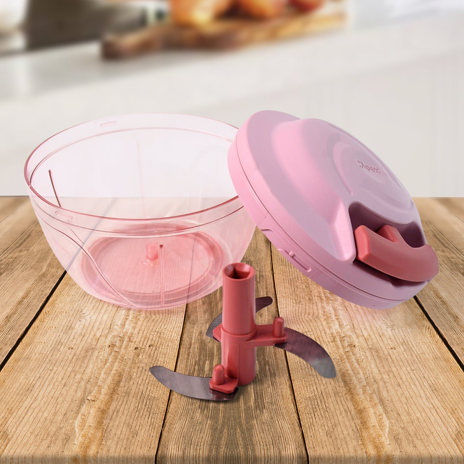 Hand-Pull Vegetable Chopper – 500ml Manual Food Processor