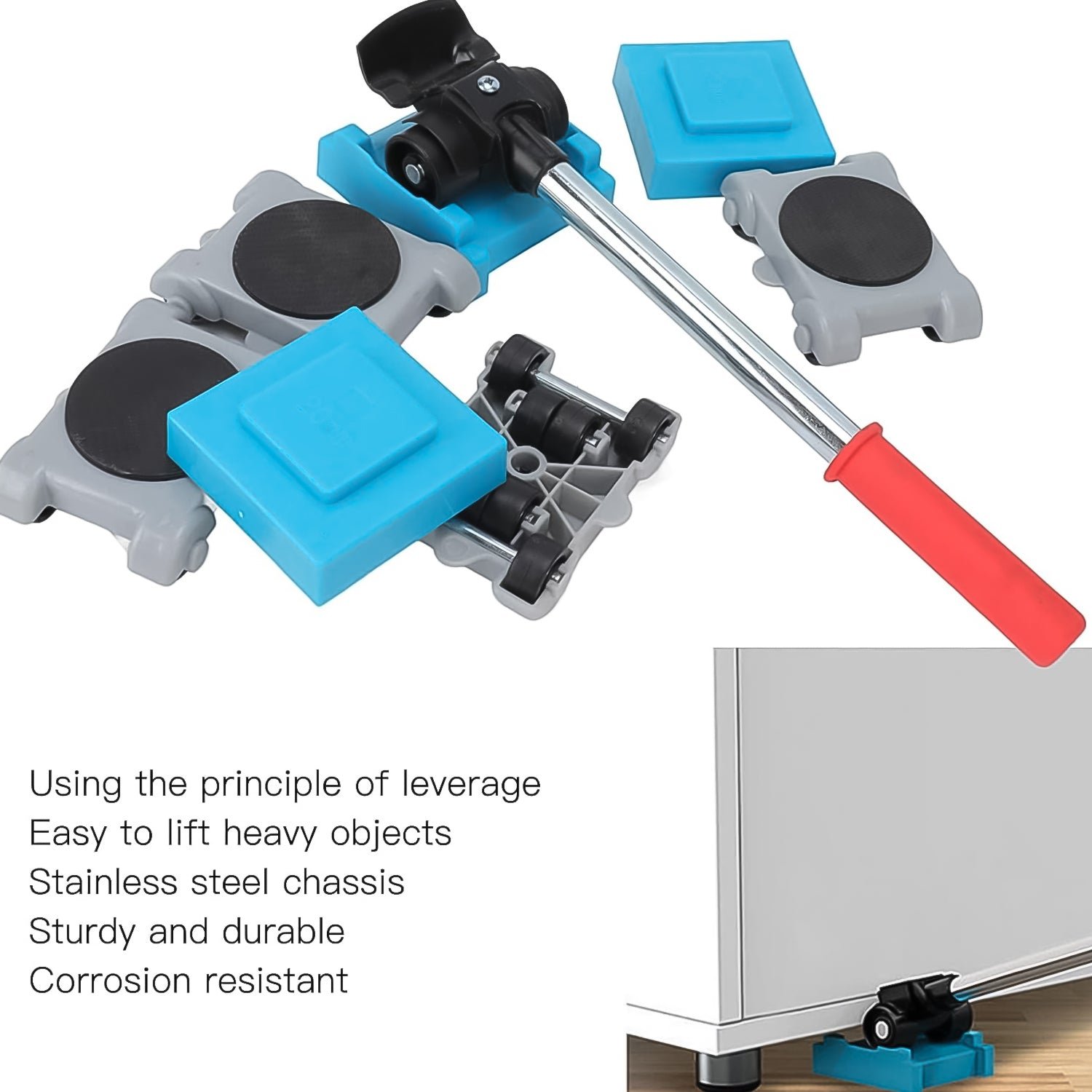 Furniture Lifter Tool Set – Heavy Duty Movers Kit | BoltForce