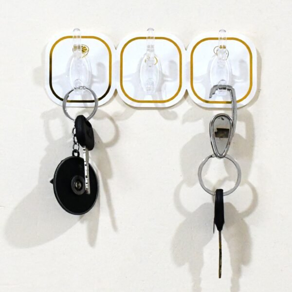 Transparent Adhesive Hooks (6 Pcs) – Strong & Reusable | GlimmerHome