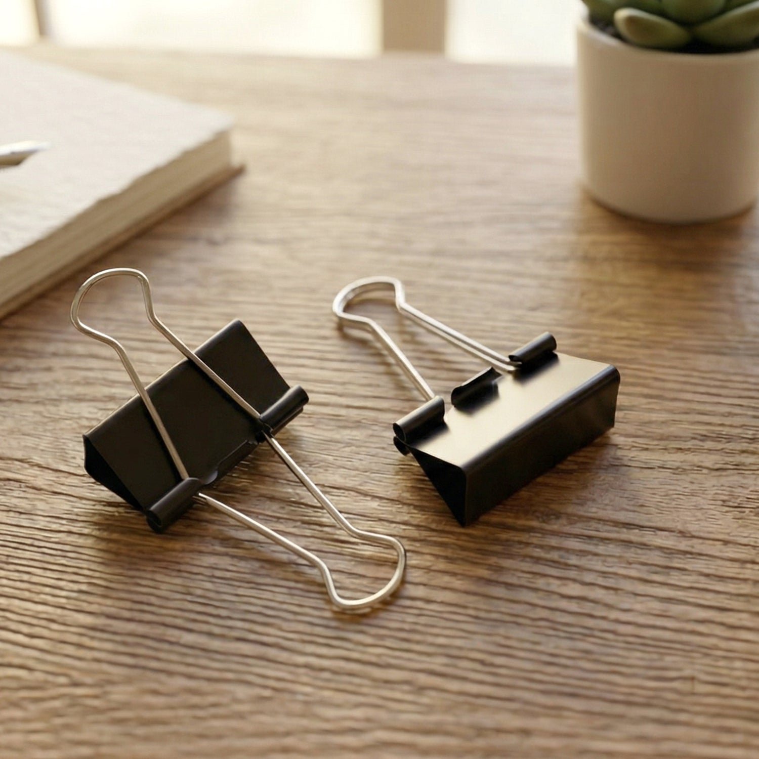 Binder Clips 32mm – Heavy-Duty Strong Metal Clips, 12 Pc Set